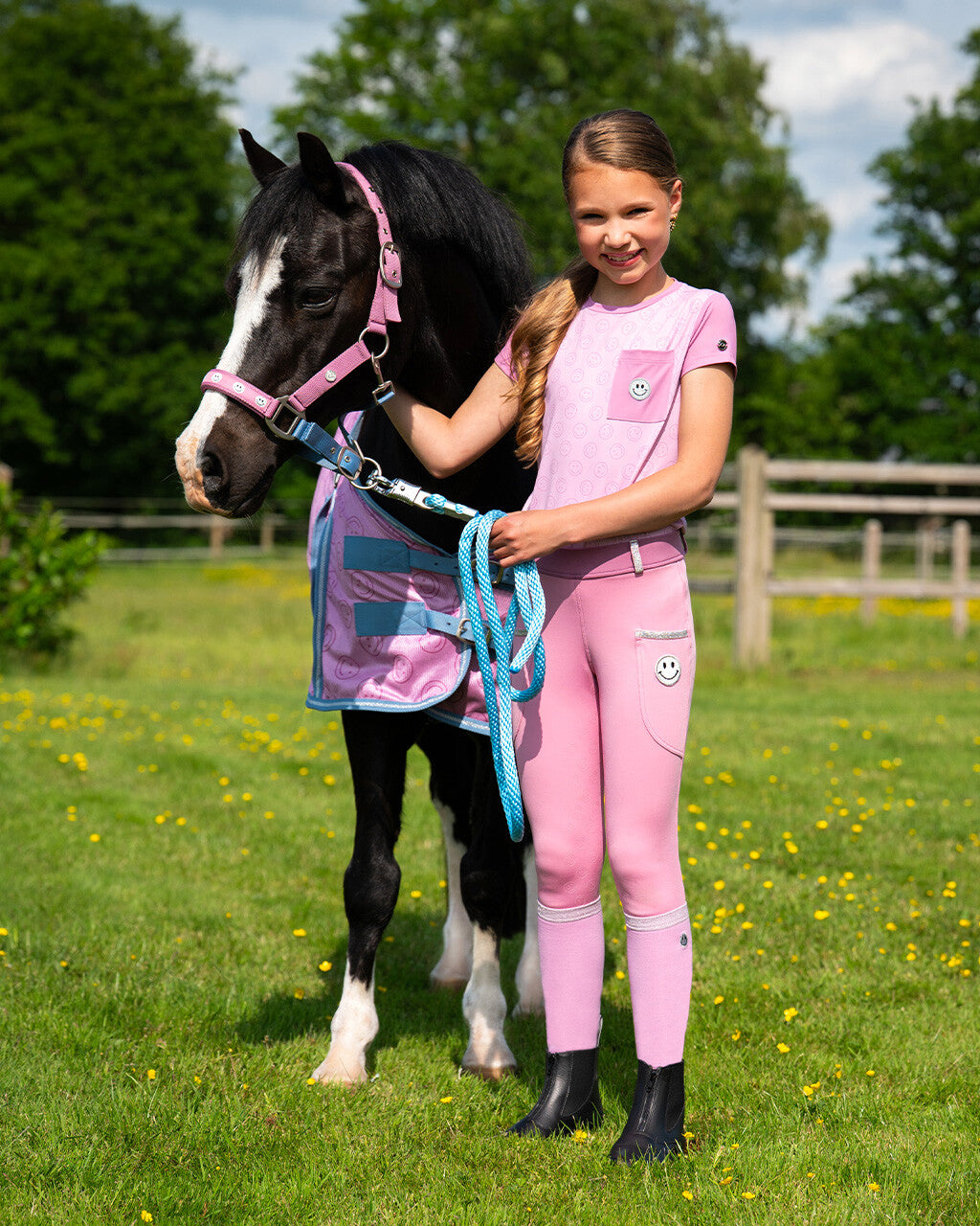 Mallas Rosalynn Junior full grip QHP para equitación - vista 8