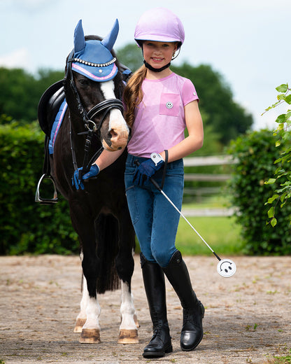 Mallas Rosalynn Junior full grip Denim QHP para equitación - vista 39