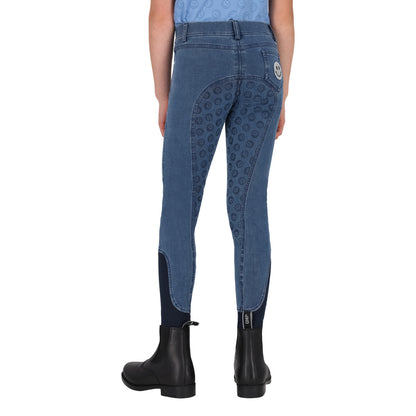 Mallas Rosalynn Junior full grip Denim QHP para equitación - vista 24