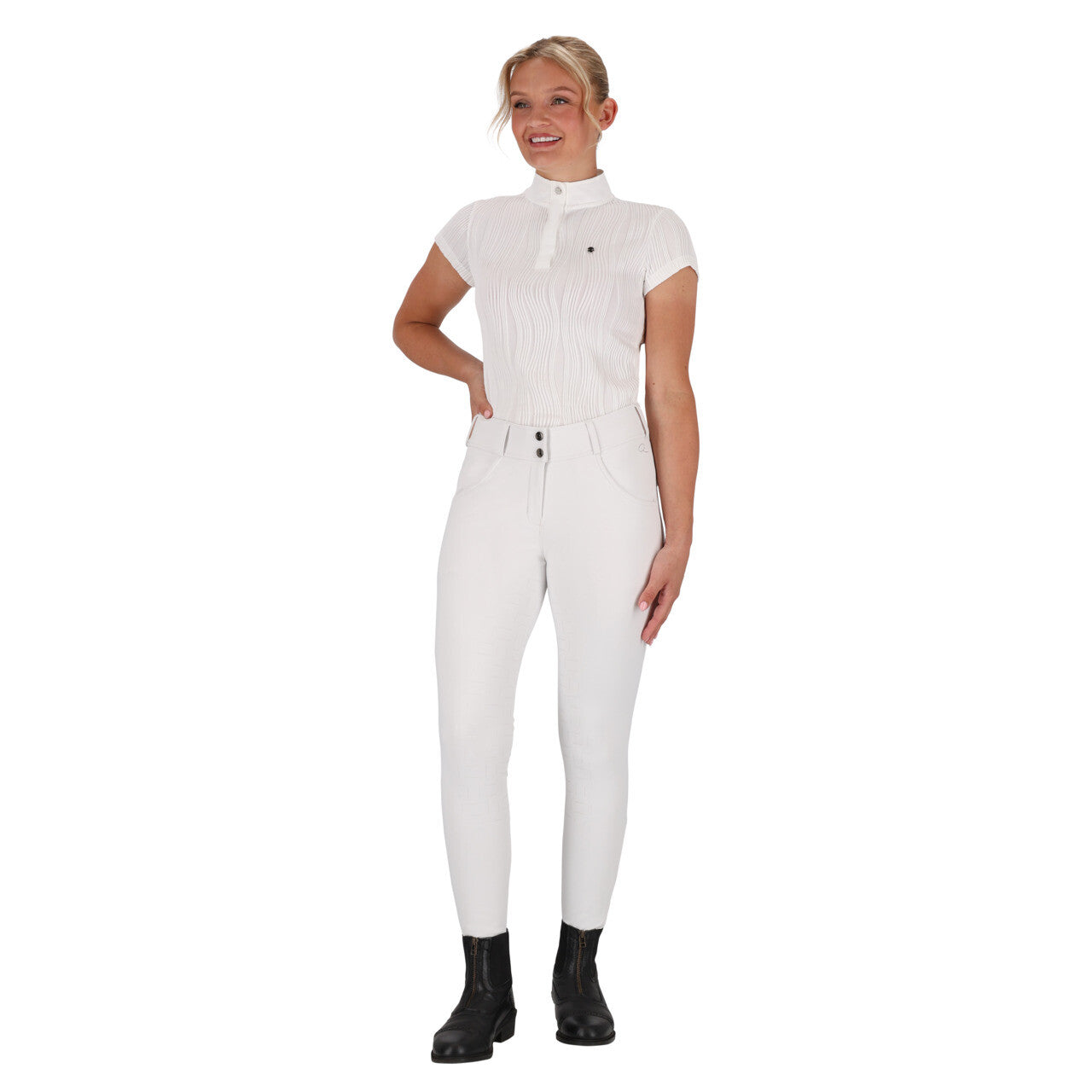 Polo / Camiseta Competition shirt Kynlee QHP para equitación - vista 11