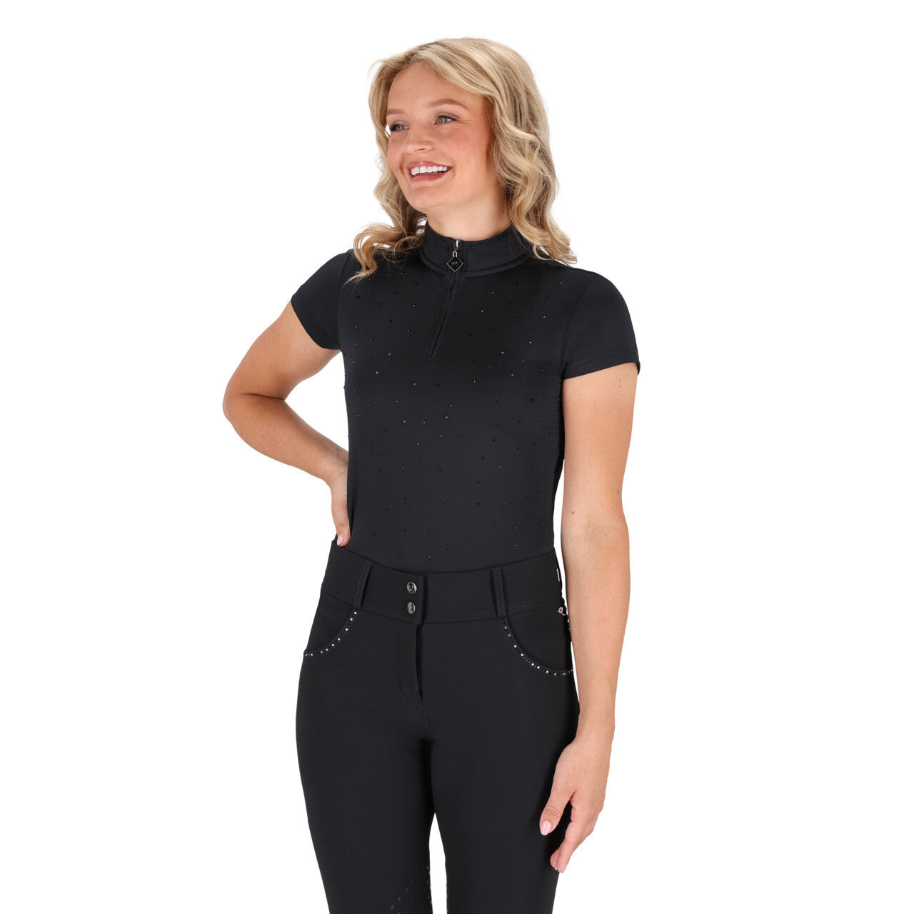 Polo / Camiseta Sport shirt manga corta Oakleigh QHP para equitación - vista 26