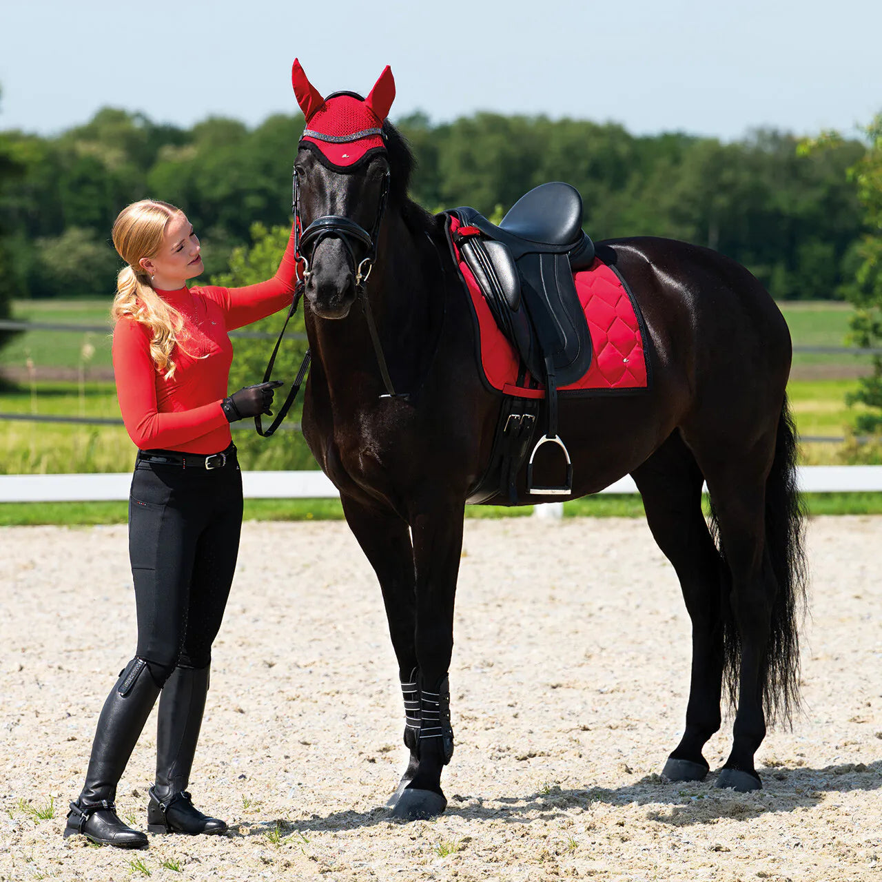 Polo / Camiseta Sport shirt manga larga Oakleigh QHP para equitación - vista 20