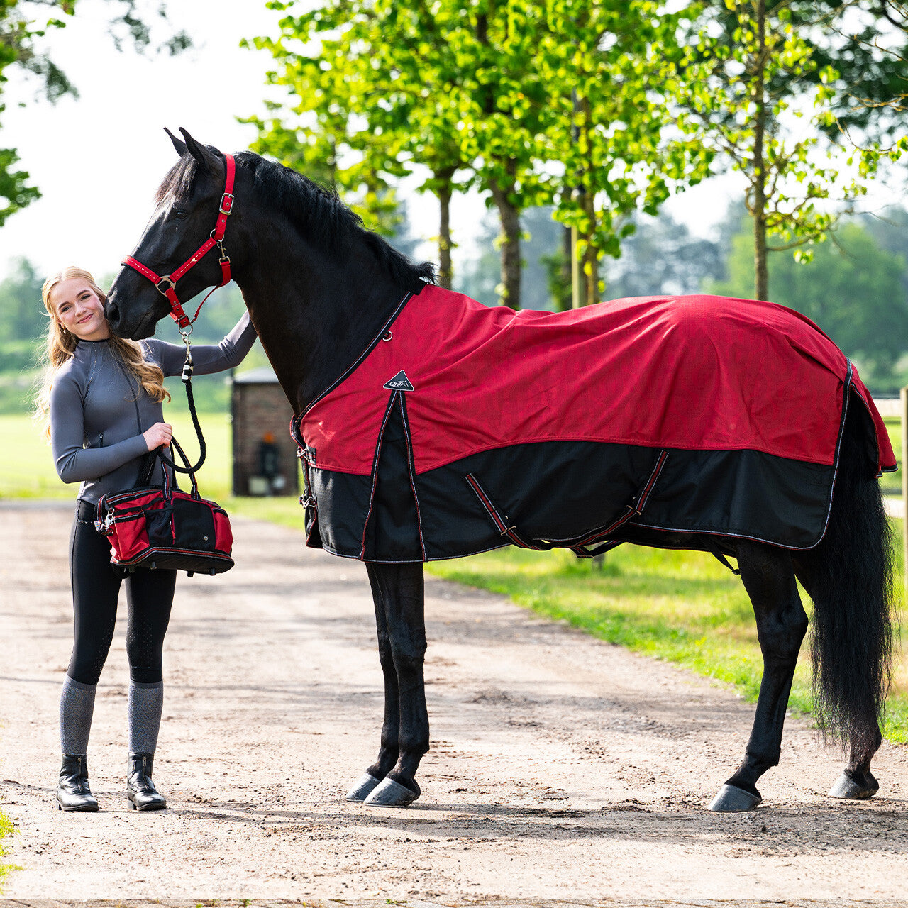 Chaqueta Sweat jacket Oakleigh QHP para equitación - vista 36