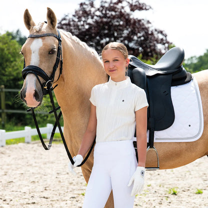 Polo / Camiseta Competition shirt Kynlee Junior QHP para equitación - vista 18