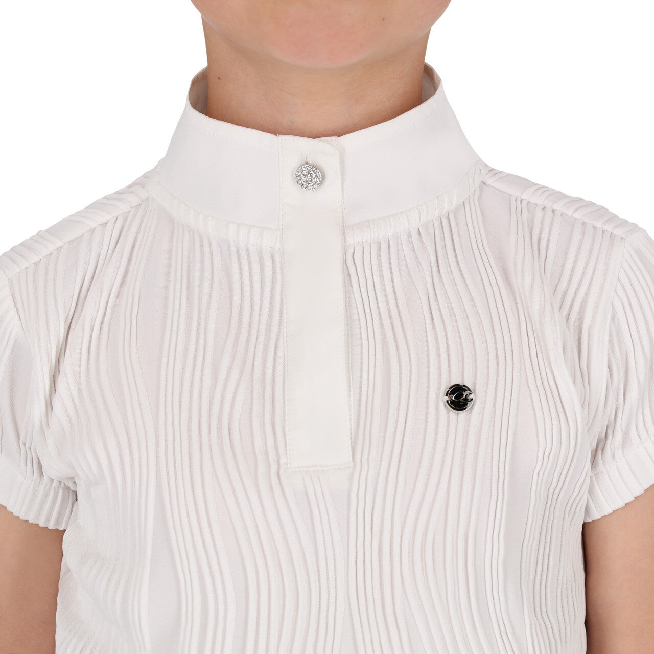 Polo / Camiseta Competition shirt Kynlee Junior QHP para equitación - vista 3