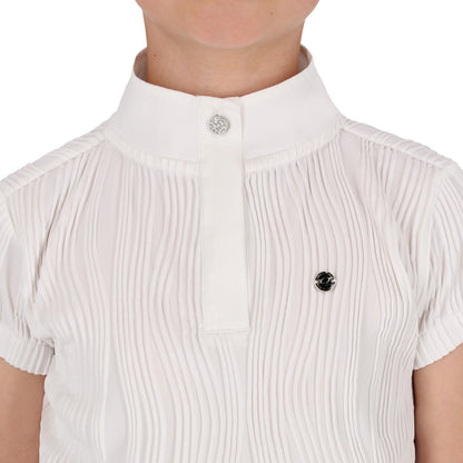 Polo / Camiseta Competition shirt Kynlee Junior QHP para equitación - vista 3