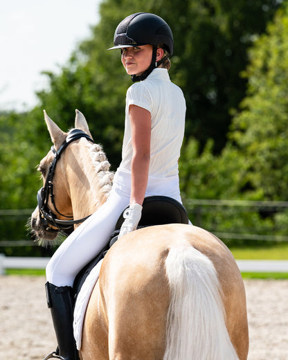 Polo / Camiseta Competition shirt Kynlee Junior QHP para equitación - vista 28