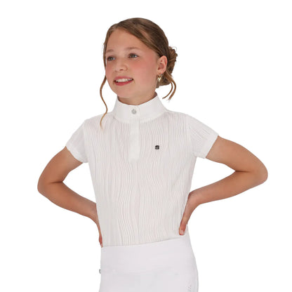Polo / Camiseta Competition shirt Kynlee Junior QHP para equitación - vista 16