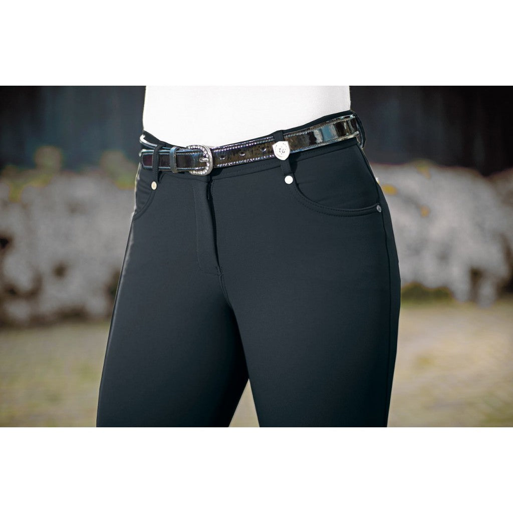 Silicone Knee Patch Breeches Lauria Garrelli LG Basic Breeches with Silicone detalle 14