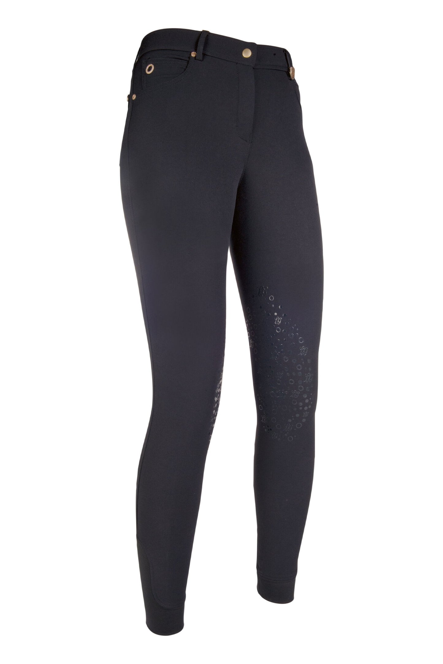 Pantalones de montar -LG Basic- rodillera silicona - HKM