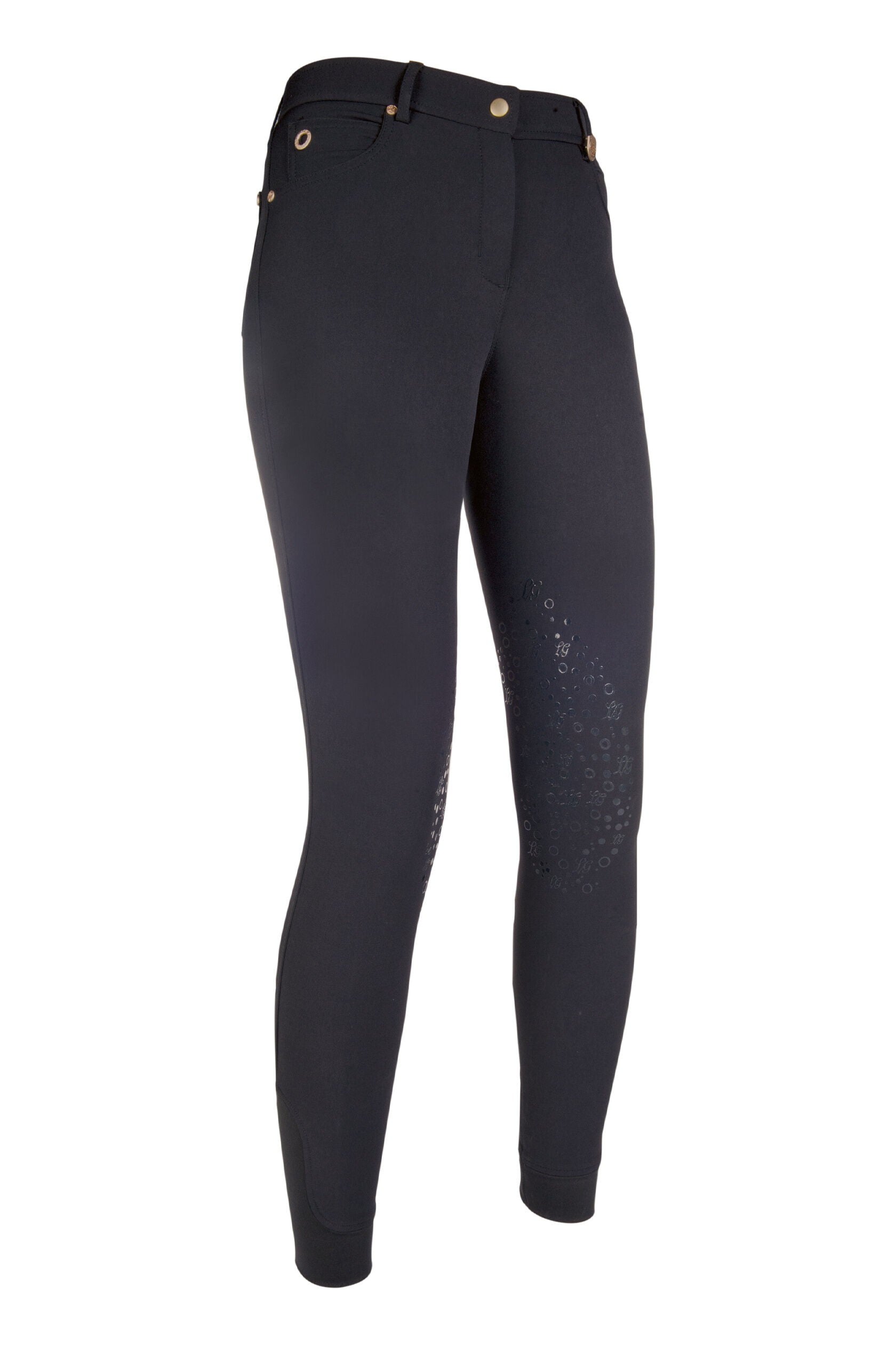 Pantalones de montar -LG Basic- rodillera silicona - HKM