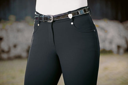 Pantalones de montar -LG Basic- rodillera silicona - HKM