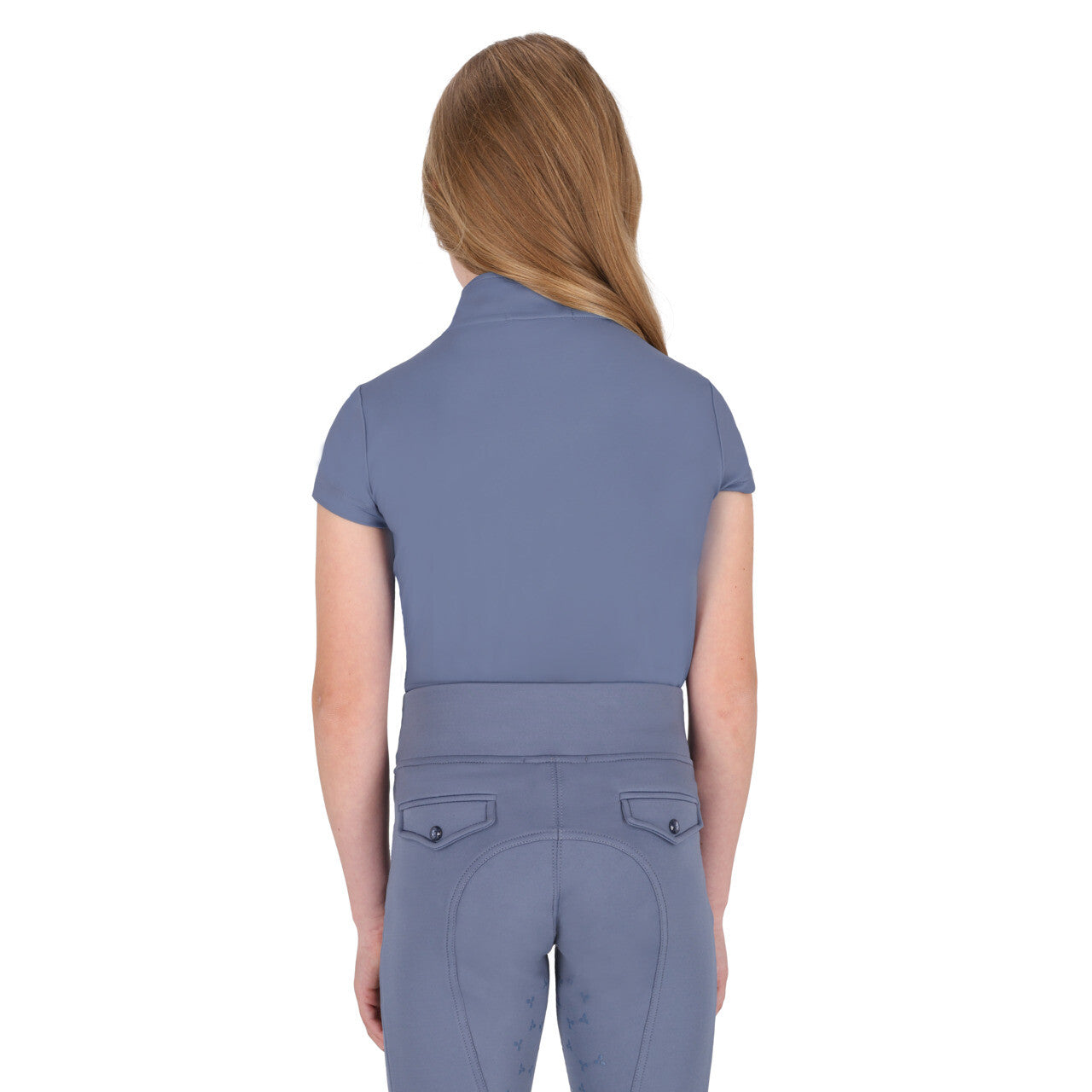 Polo / Camiseta Sport shirt manga corta Aubree Junior QHP para equitación - vista 20