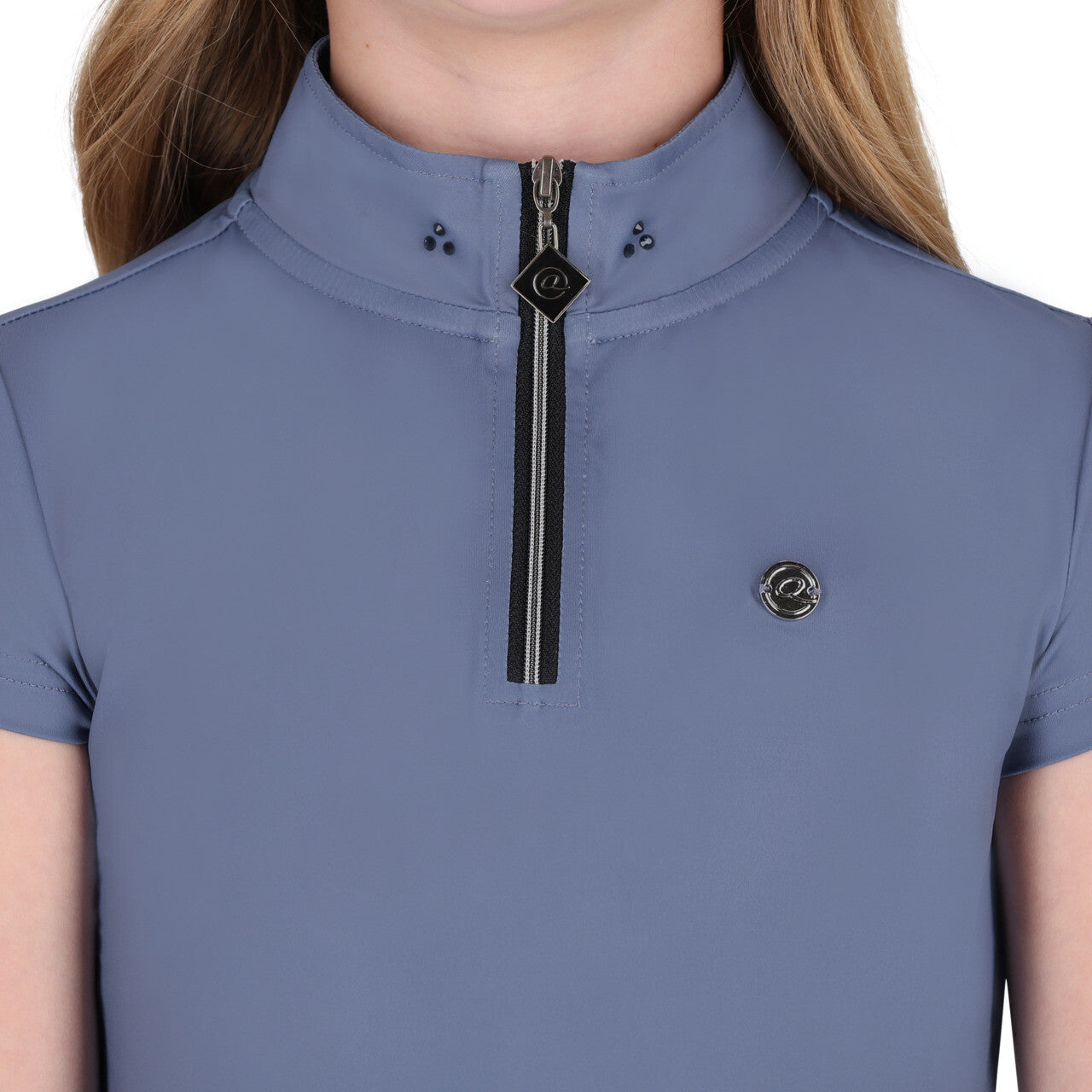 Polo / Camiseta Sport shirt manga corta Aubree Junior QHP para equitación - vista 35