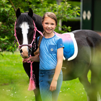 Polo / Camiseta Sport shirt Rosalynn Junior QHP para equitación - vista 27