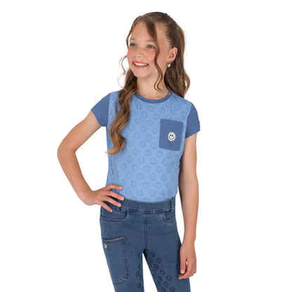 Polo / Camiseta Sport shirt Rosalynn Junior QHP para equitación - vista 16