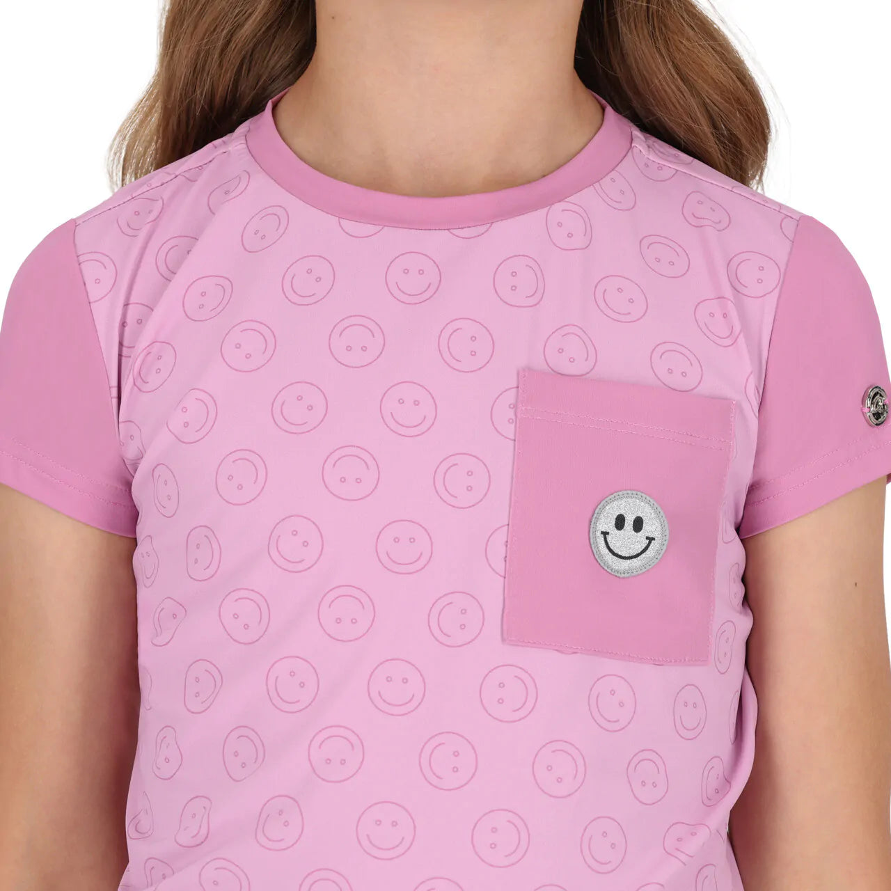 Polo / Camiseta Sport shirt Rosalynn Junior QHP para equitación - vista 20