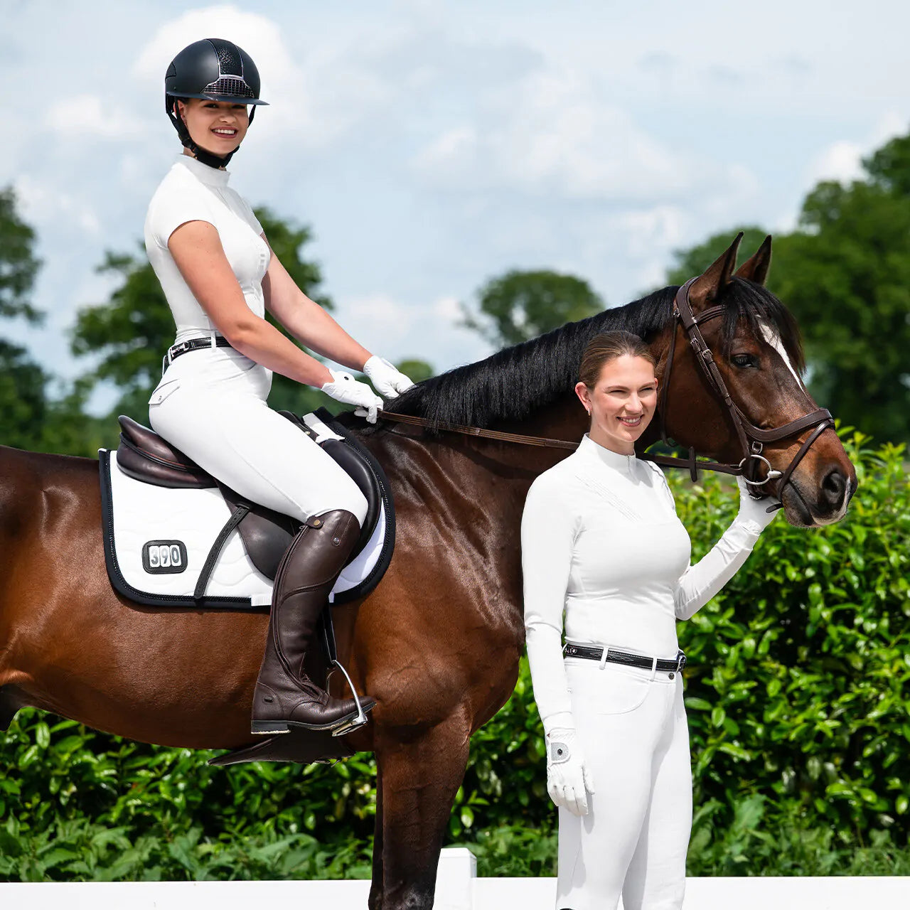 Pantalones Pantalón Breeches Vaila full grip QHP para equitación - vista 18