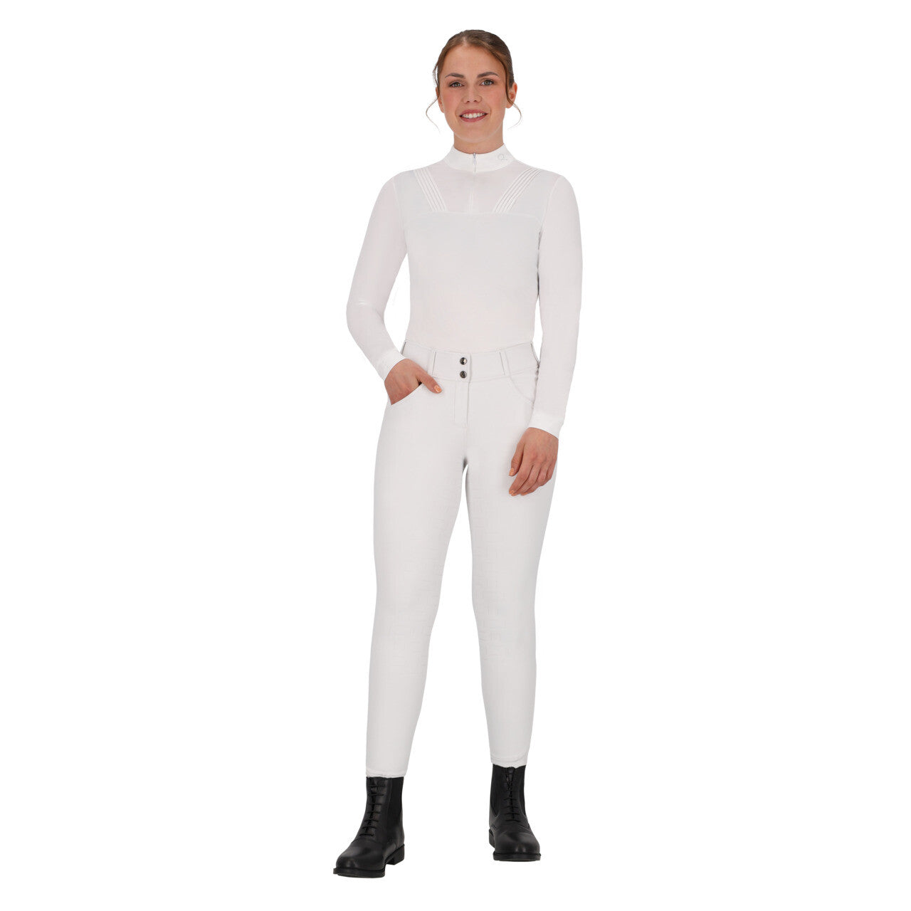 Polo / Camiseta Competition shirt manga larga Vaila QHP para equitación - vista 32