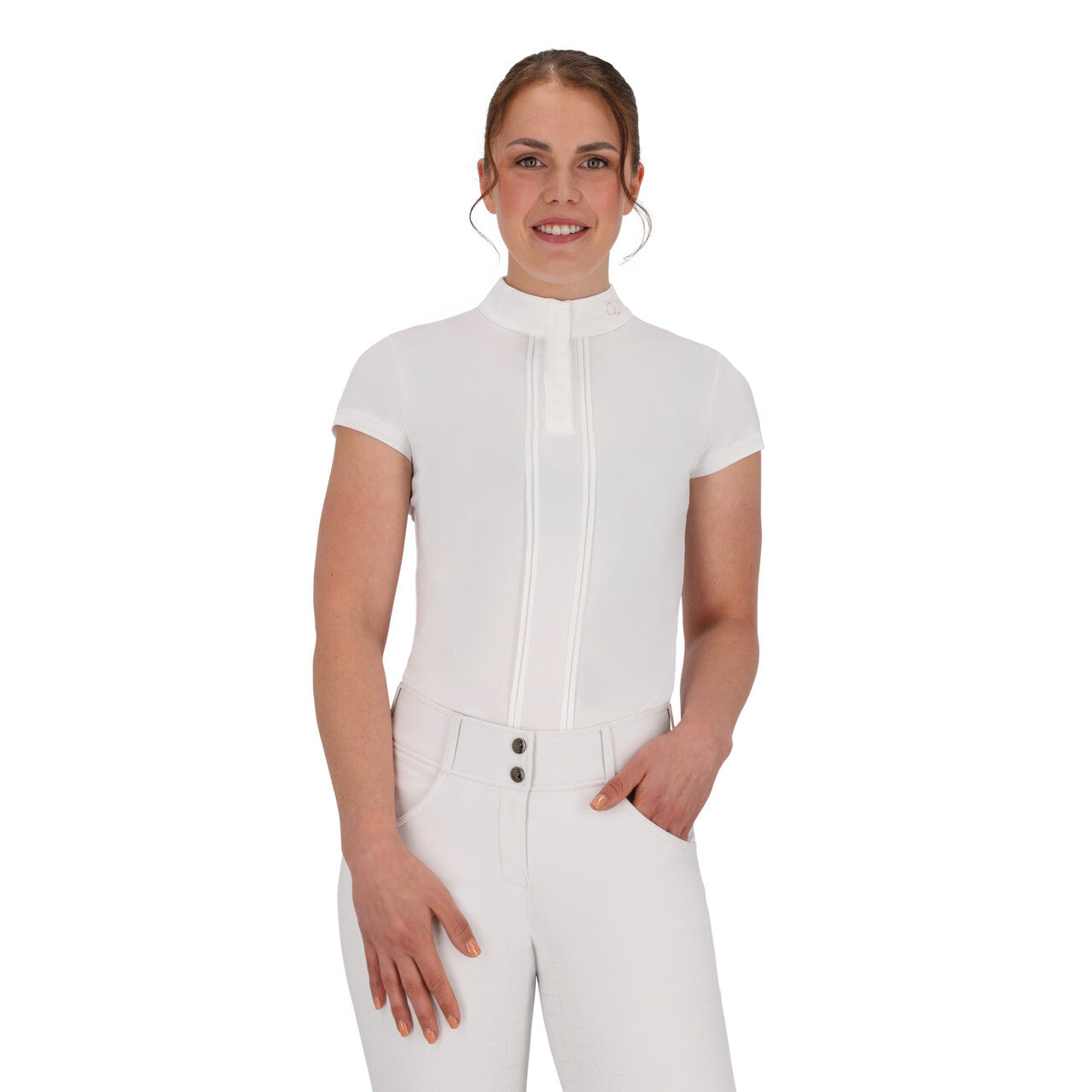 Polo / Camiseta Competition shirt manga corta Vaila QHP para equitación - vista 13