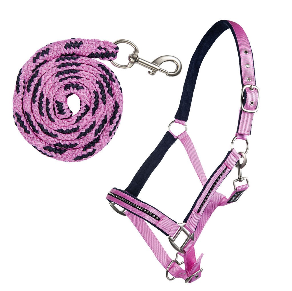 Cabezada set con mosquet. -Crystal- acolchado - HKM