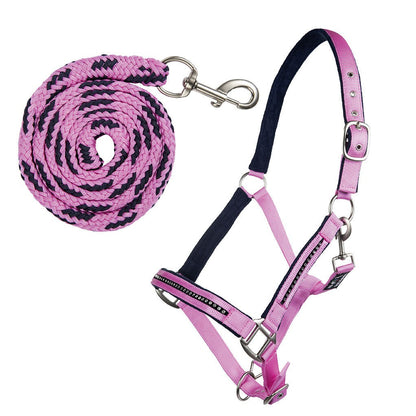 Cabezada set con mosquet. -Crystal- acolchado - HKM