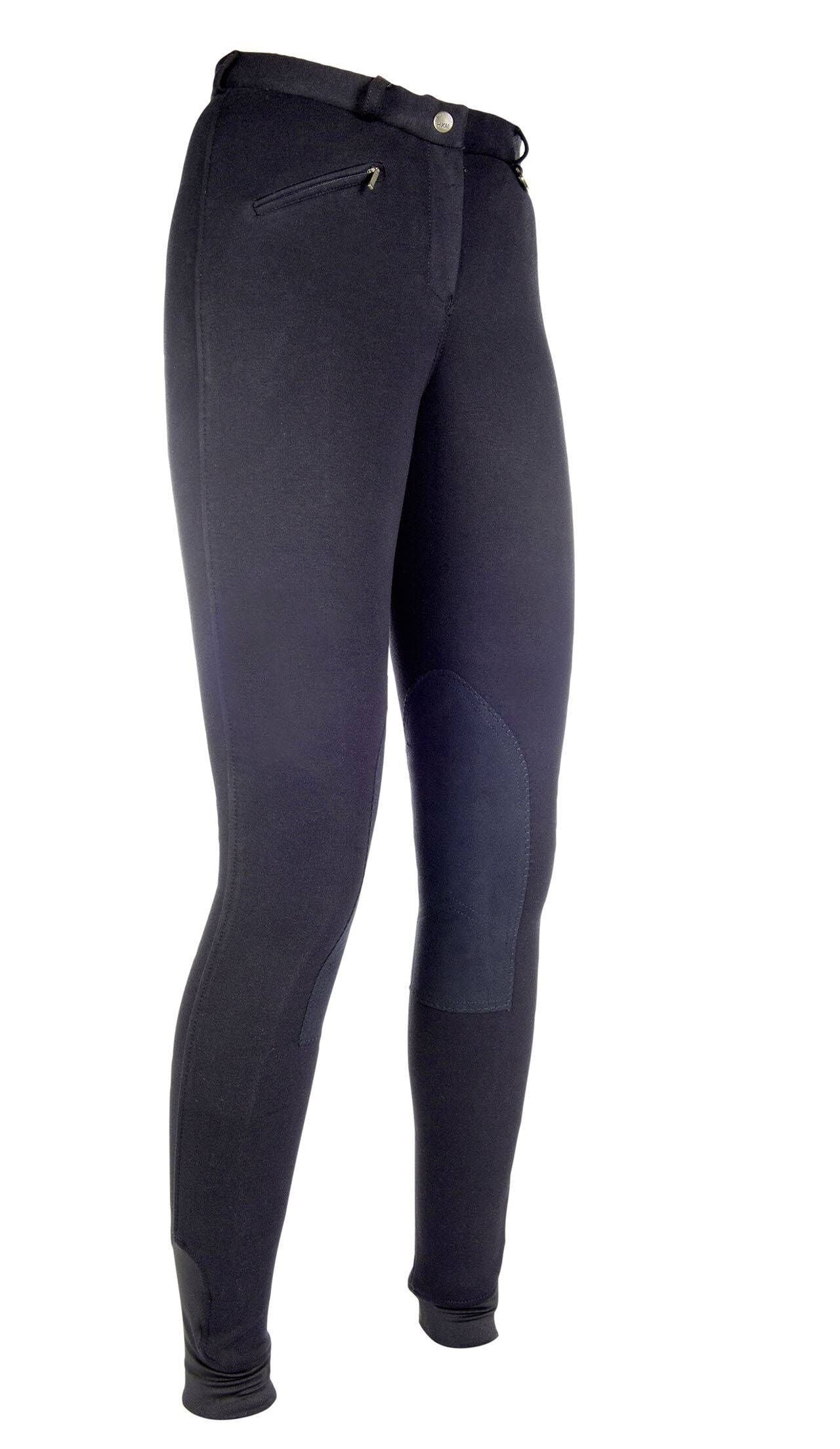 Pantalones de montar -Penny Easy- rodillera sintét - HKM