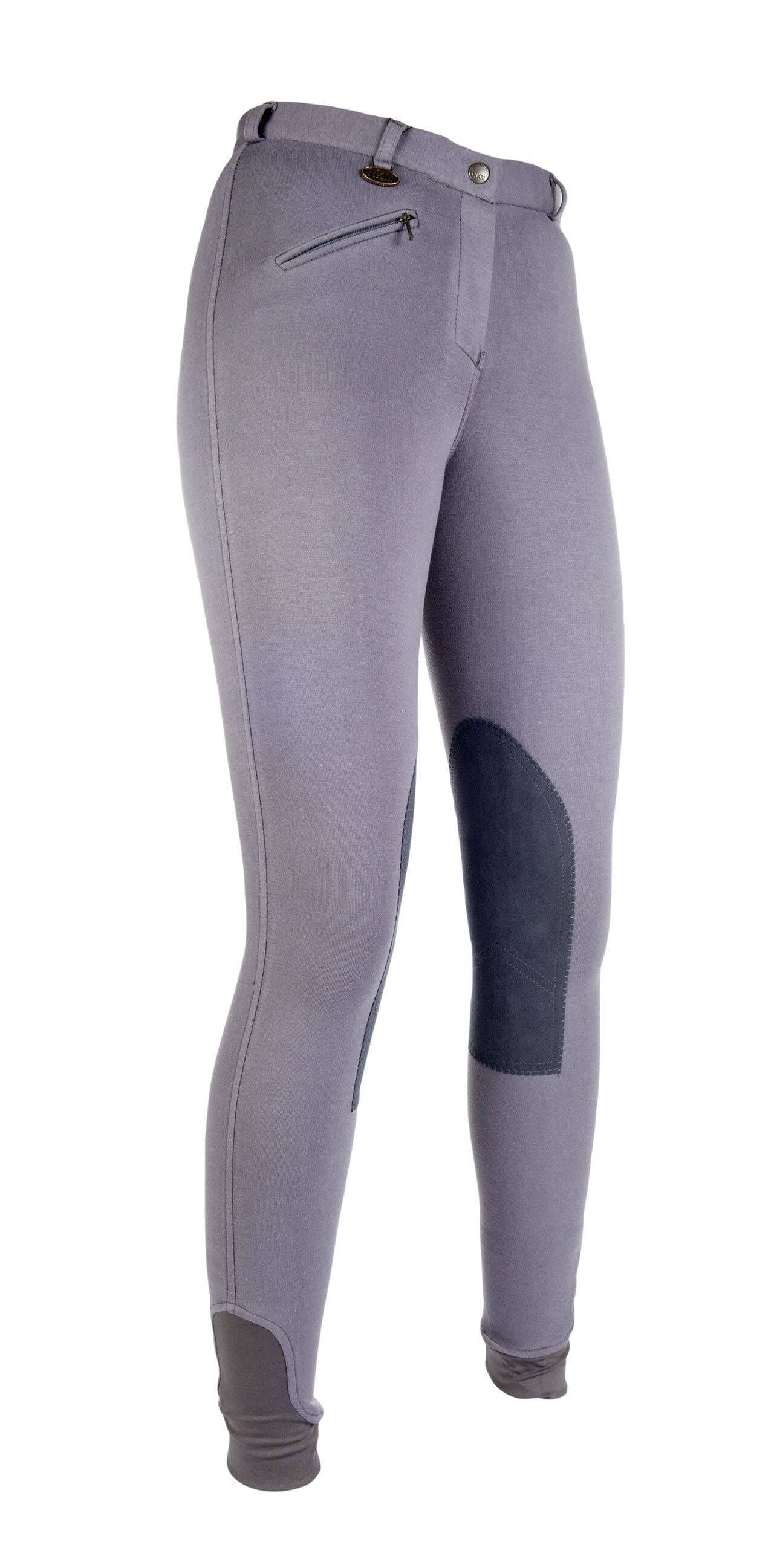 Pantalones de montar -Penny Easy- rodillera sintét - HKM