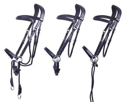 Cabezada inglesa Bitless Cabezada inglesa Ceto incl. reins QHP para equitación - vista 38