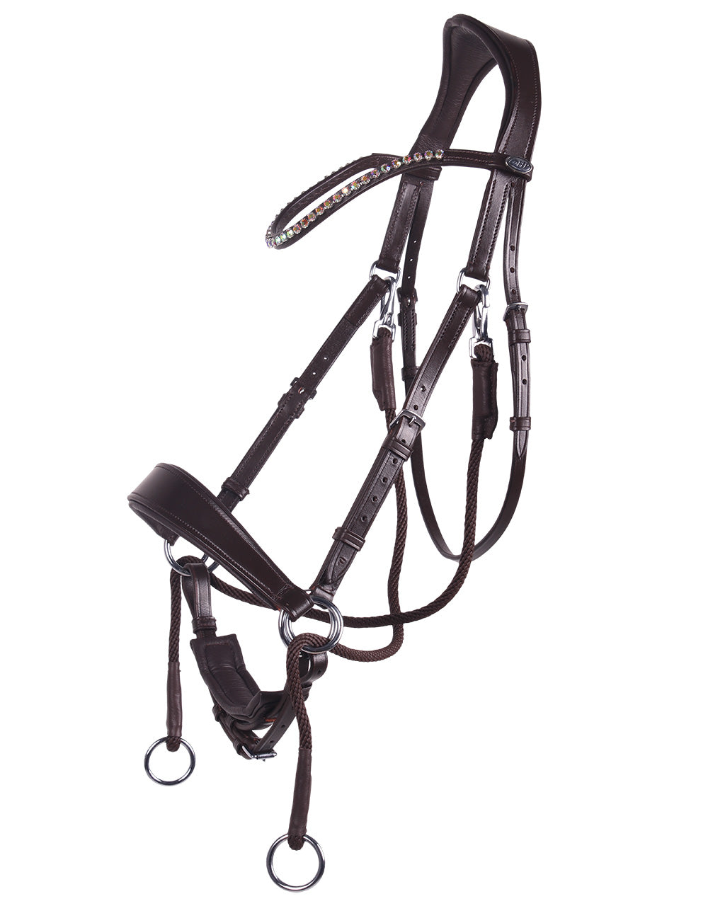 Cabezada inglesa Bitless Cabezada inglesa Sunna incl. reins QHP para equitación - vista 31