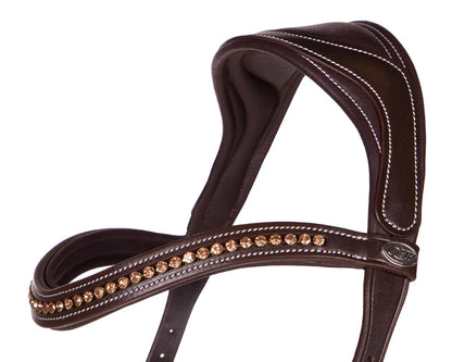 Cabezada inglesa Bitless Cabezada inglesa Anatomical incl. reins QHP para equitación - vista 4
