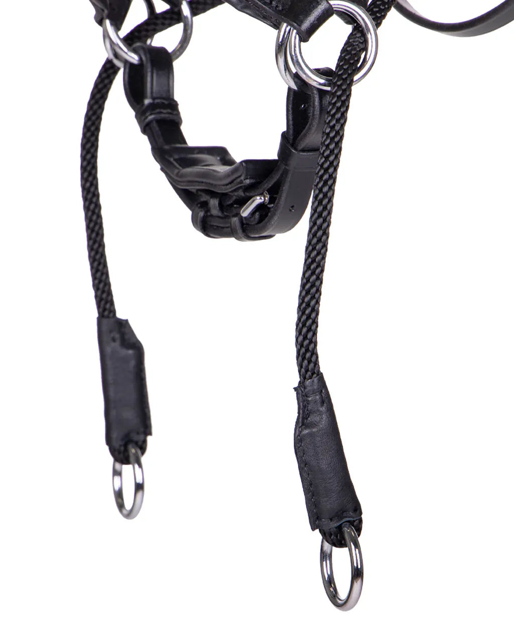 Cabezada inglesa Bitless bridle Thunderbolt incl. reins QHP para equitación - vista 6