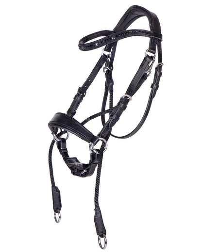 Cabezada inglesa Bitless Cabezada inglesa Thunderbolt incl. reins QHP para equitación - vista 10