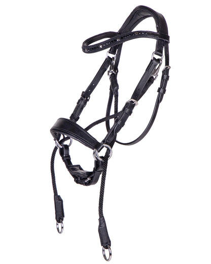 Cabezada inglesa Bitless Cabezada inglesa Thunderbolt incl. reins QHP para equitación - vista 15