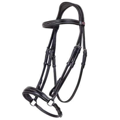 Cabezada inglesa Low Cabezada inglesa luxury incl. reins QHP para equitación - vista 20