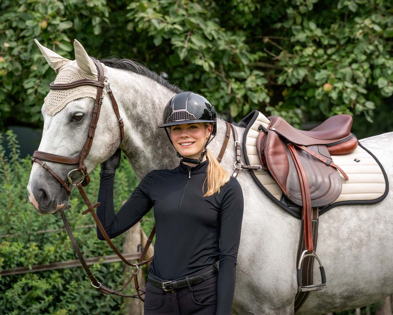 Cabezada inglesa Cabezada inglesa Salerno incl. reins QHP para equitación - vista 7