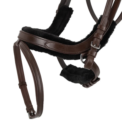 Cabezada inglesa Cabezada inglesa Sensisoft incl. reins QHP para equitación - vista 4