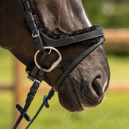 Cabezada inglesa Cabezada inglesa Sensisoft incl. reins QHP para equitación - vista 16