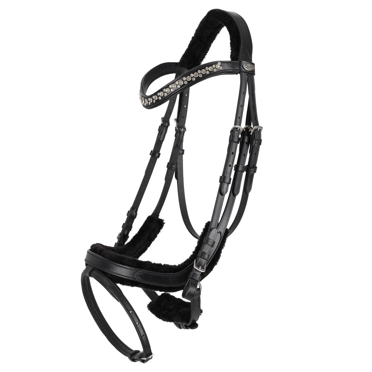 Cabezada inglesa Cabezada inglesa Sensisoft incl. reins QHP para equitación - vista 36