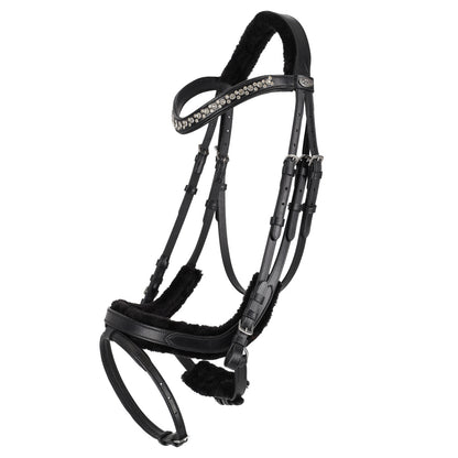Cabezada inglesa Cabezada inglesa Sensisoft incl. reins QHP para equitación - vista 36