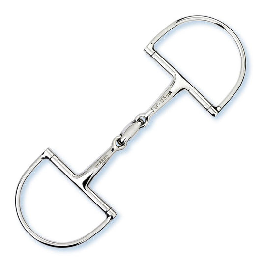 Embocaduras Filete D-rings Stübben Easy Control filete D-ring double broken para equitación
