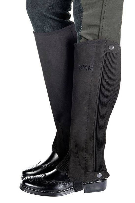 Polainas -Microfiber-, sintéticas HKM para equitación