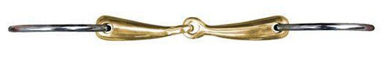 Filete verdum, 18 mm, argentan, anillas de inox - HKM