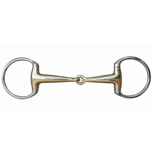 Filete oliva, 16 mm, argentan, anillas de inox