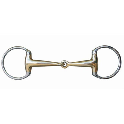Filete oliva, 18 mm, argentan, anillas de inox