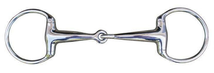 Embocaduras Filete oliva, 18 mm, acero inoxidable HKM para equitación