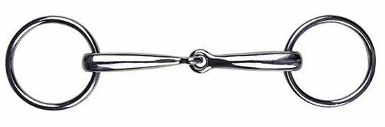 Embocaduras Filete de inox, 14 mm HKM para equitación
