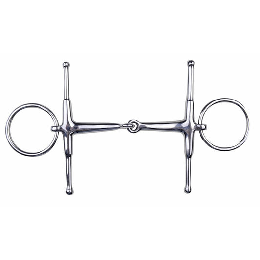 Embocaduras Filete palillos, 16 mm de acero inoxidable HKM para equitación