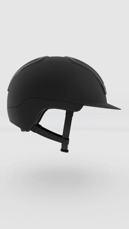 Casco KASK Nemesi Smokey Black · vista lateral