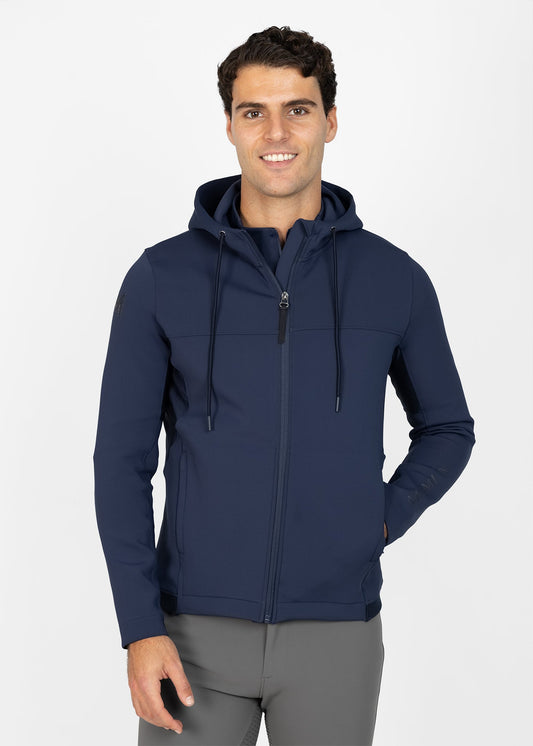 Accesorio ecuestre Maximilian Equestrian Club Zip Hoodie (Navy) para equitación